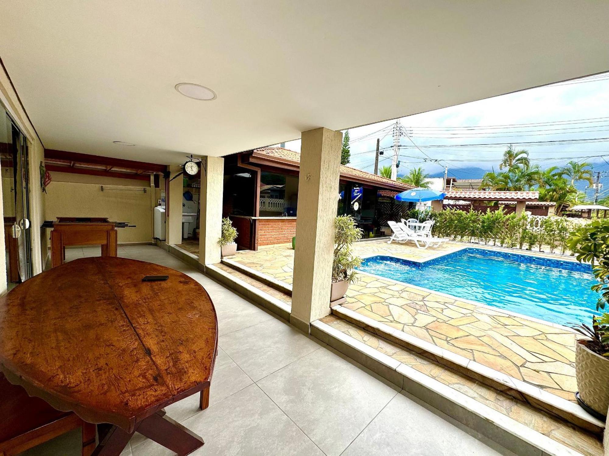 Praia/Piscina Com Hidro /Pebolim/Sinuca E Wi-Fi Caraguatatuba Dış mekan fotoğraf