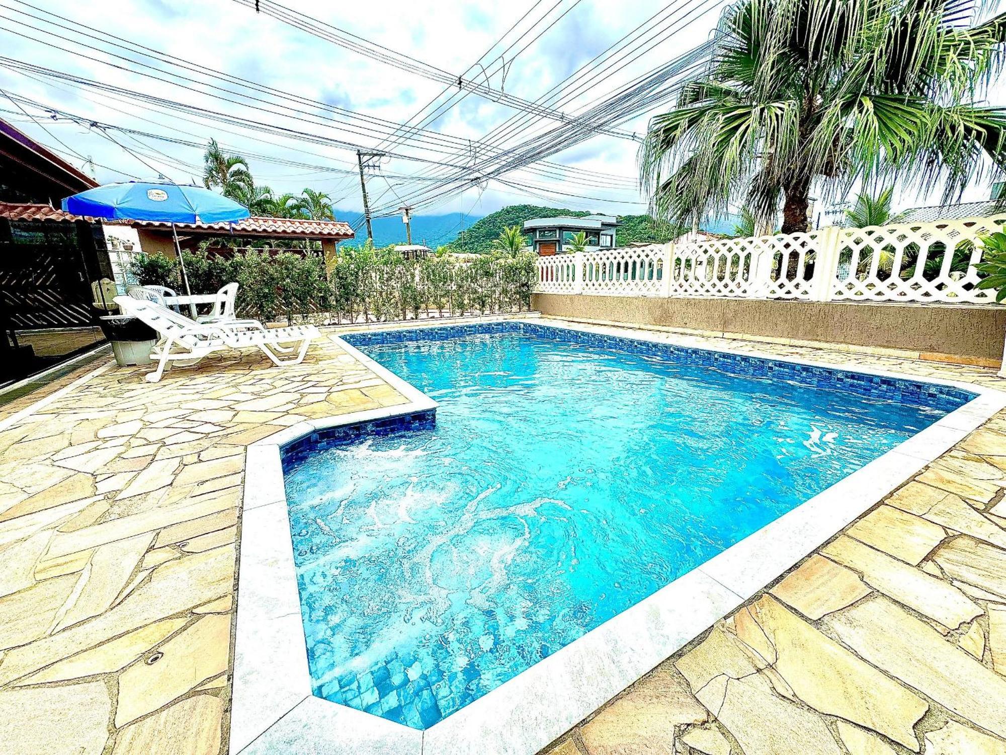 Praia/Piscina Com Hidro /Pebolim/Sinuca E Wi-Fi Caraguatatuba Dış mekan fotoğraf